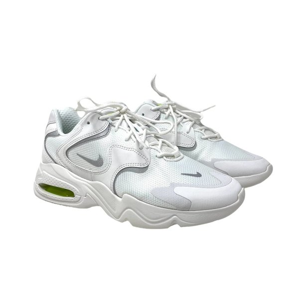 NIKE Women's Size 8.5 CK2943 105 AIR MAX 2X Summit White SPORTS Shoes Sneakers - Picture 3 of 11
